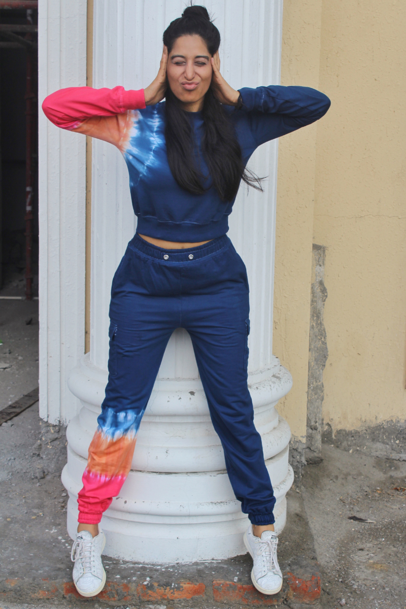 Rainbow hot sale jogger set