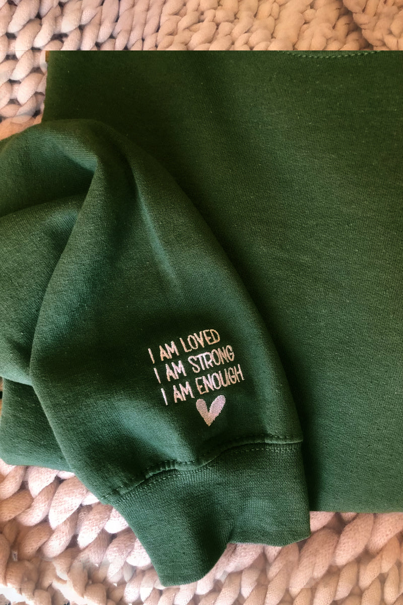 I'm Loved Embroidered Sweatshirt