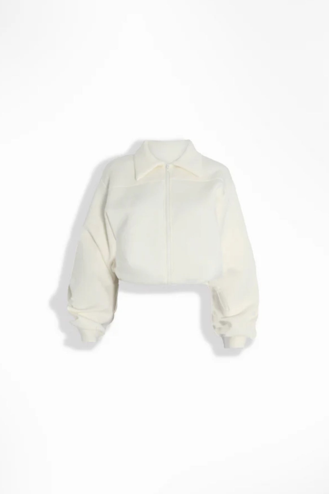 Kasey Scuba Zip Up Jacket & jogger Set —OffWhite