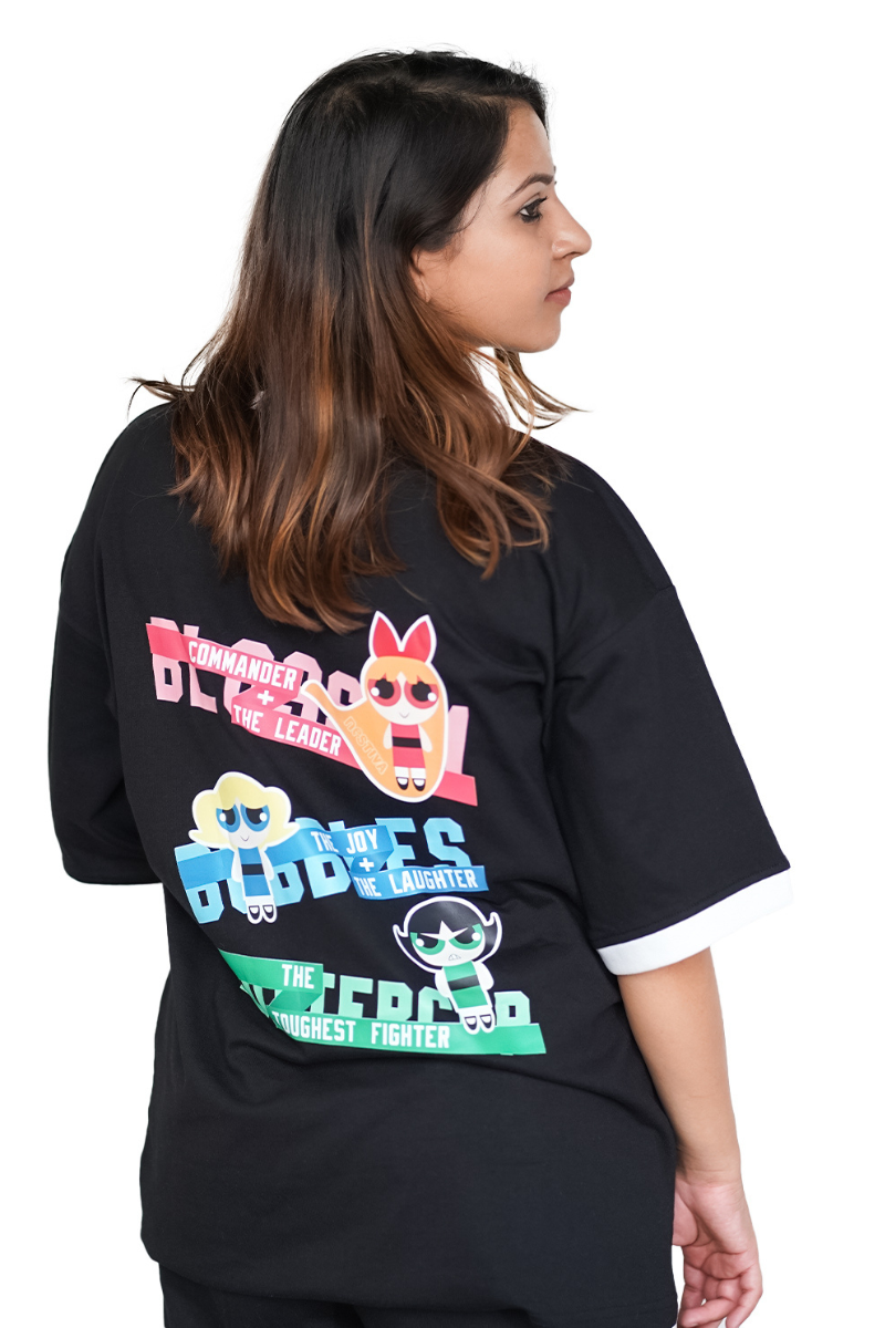 Powerpuff character Oversized T-shirt