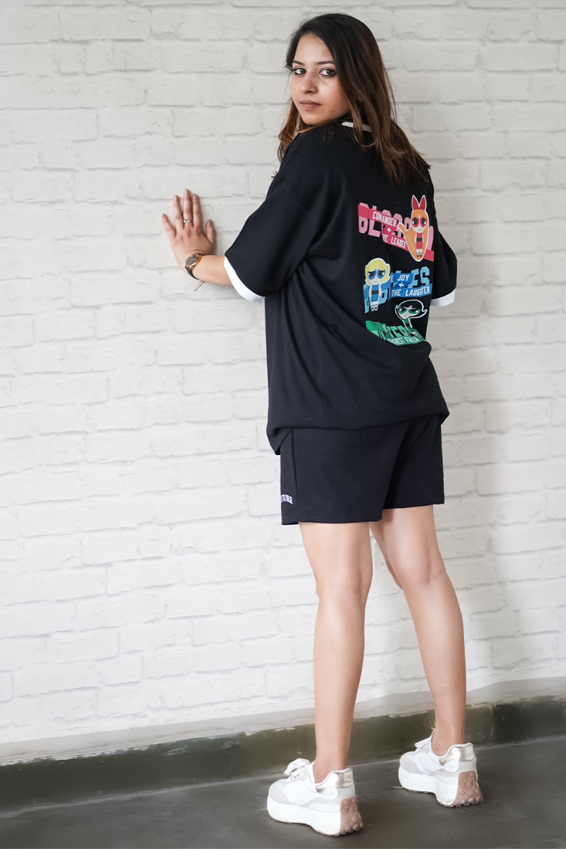 Powerpuff character Oversized T-shirt