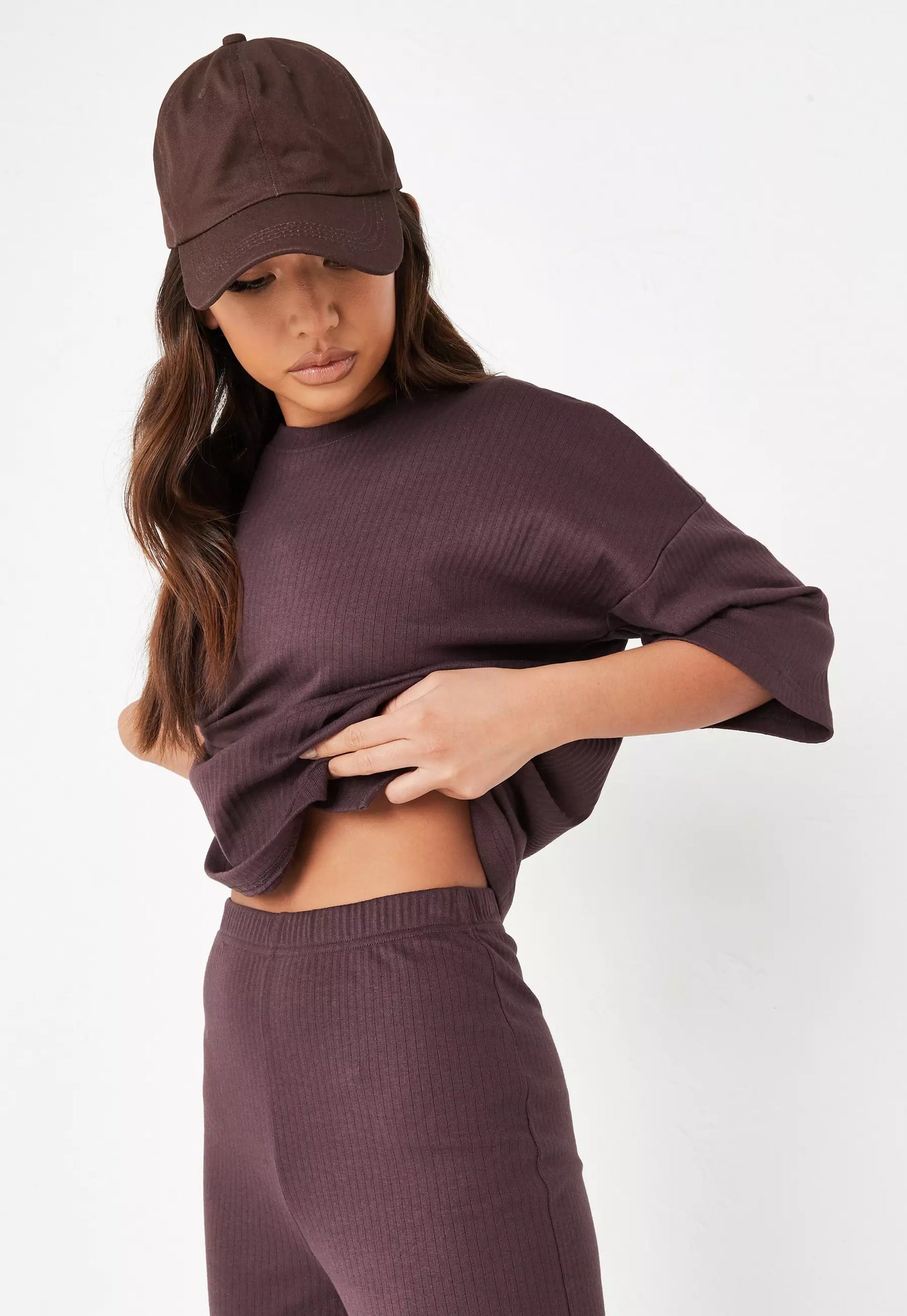 Slouchy Rib Knitted Co-ord set