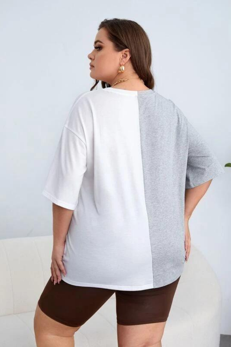 Holiday Mood Monochrome Oversized T-shirt