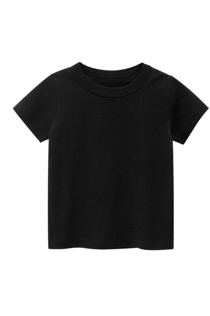 Solid Colour Kids Roundneck Tshirt