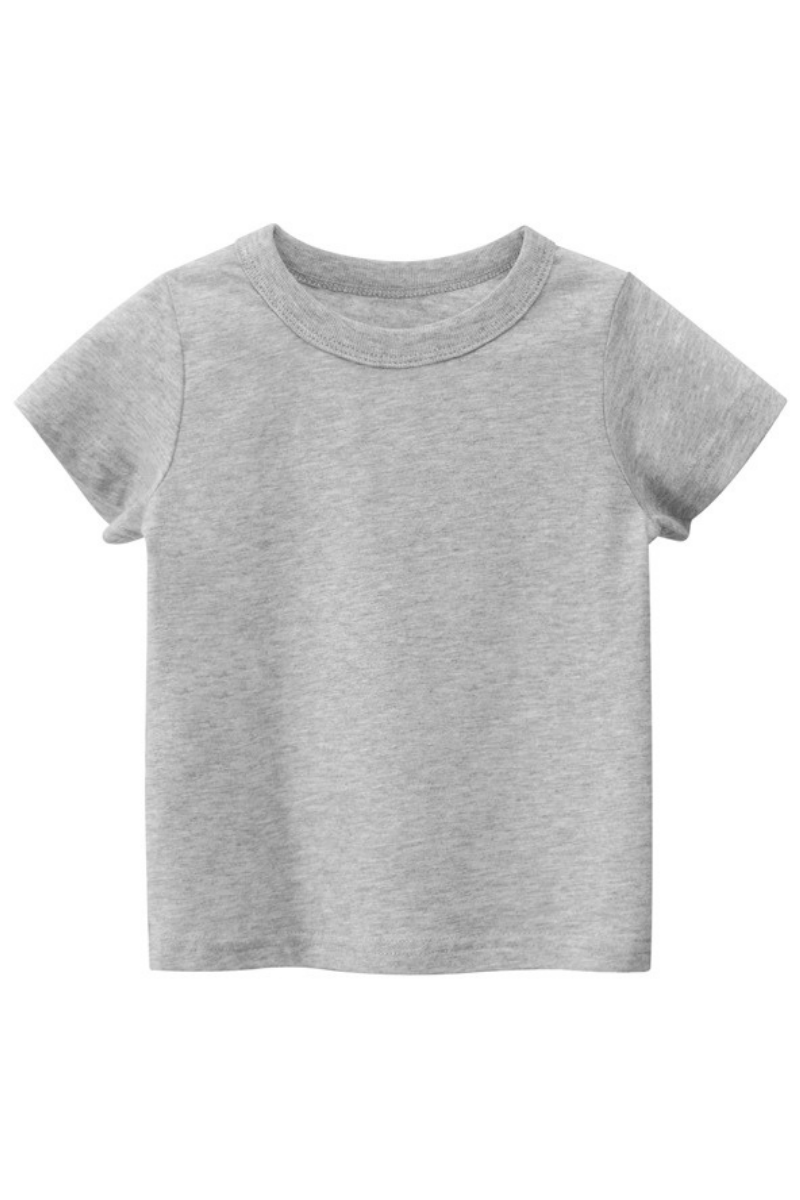 Solid Colour Kids Roundneck Tshirt