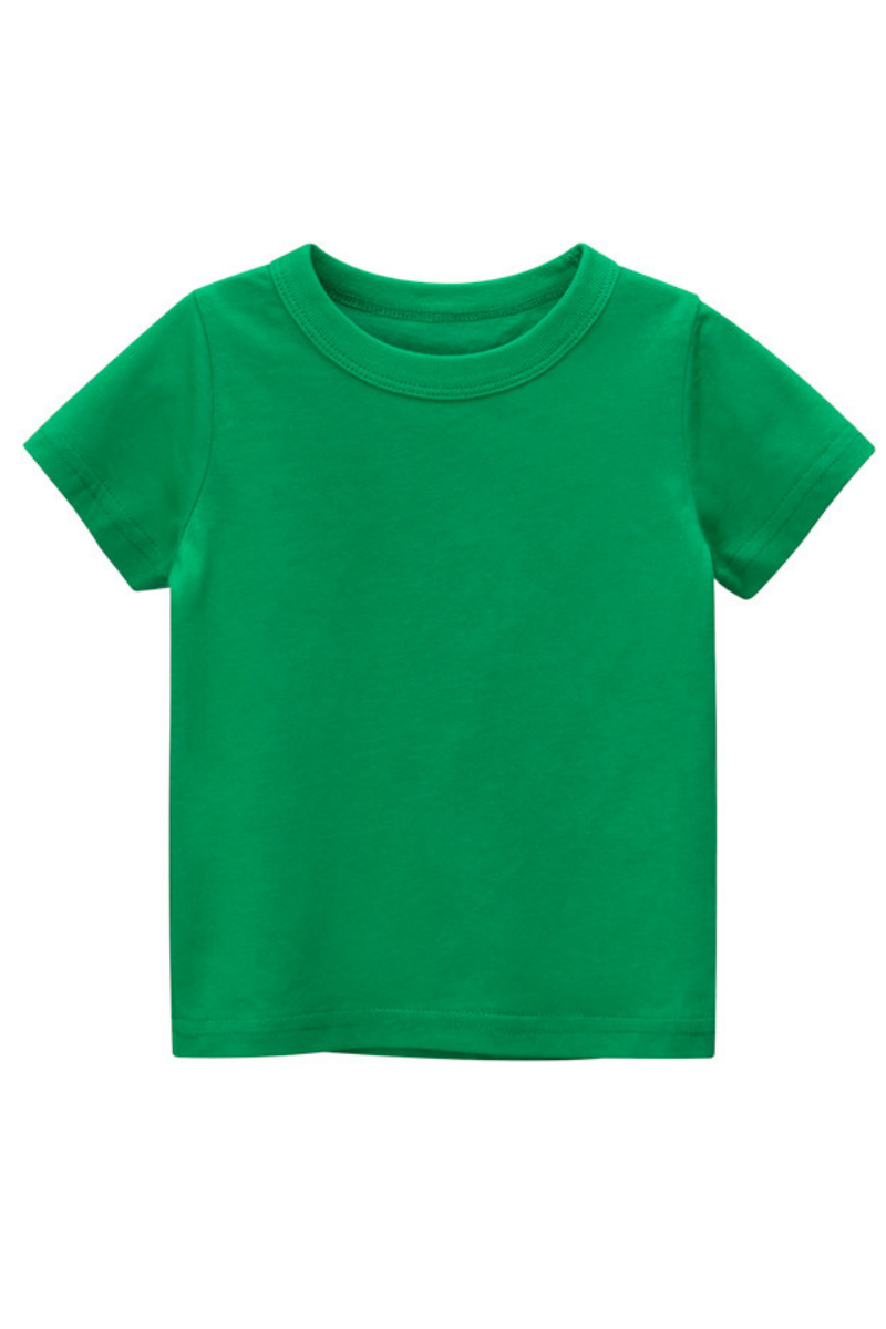 Solid Colour Kids Roundneck Tshirt