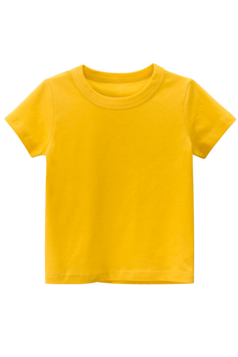 Solid Colour Kids Roundneck Tshirt