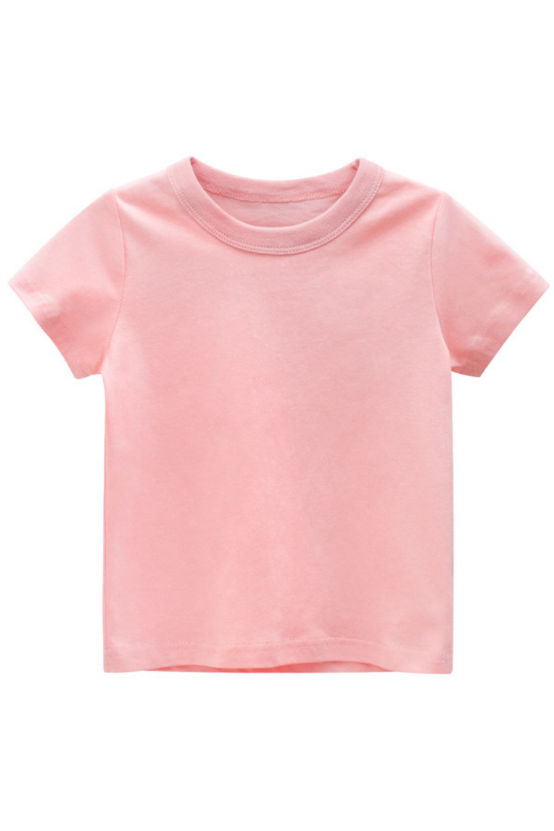 Solid Colour Kids Roundneck Tshirt