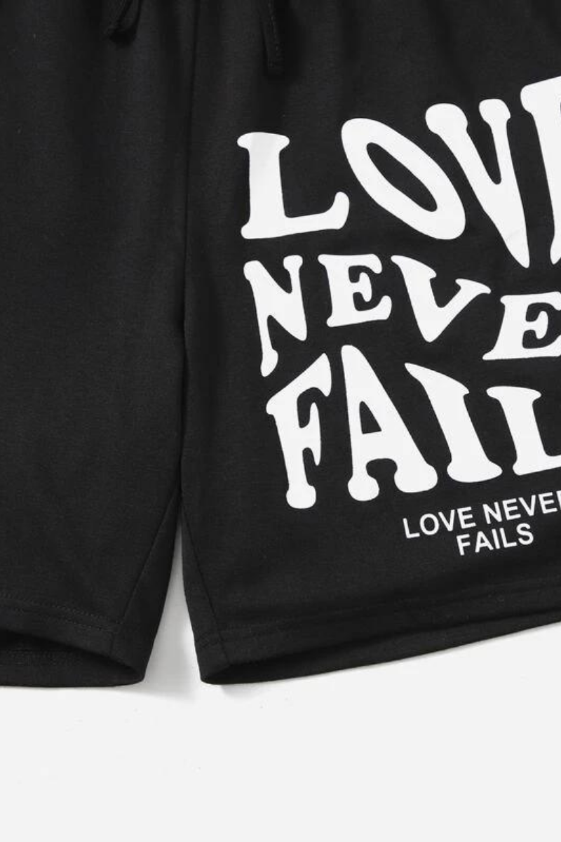 Love Never Fail Summer Shorts