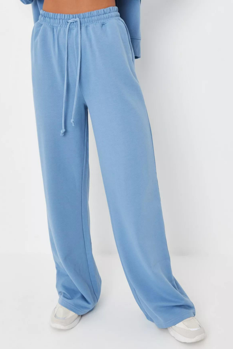 Street Jogger High Waist Pant Blue