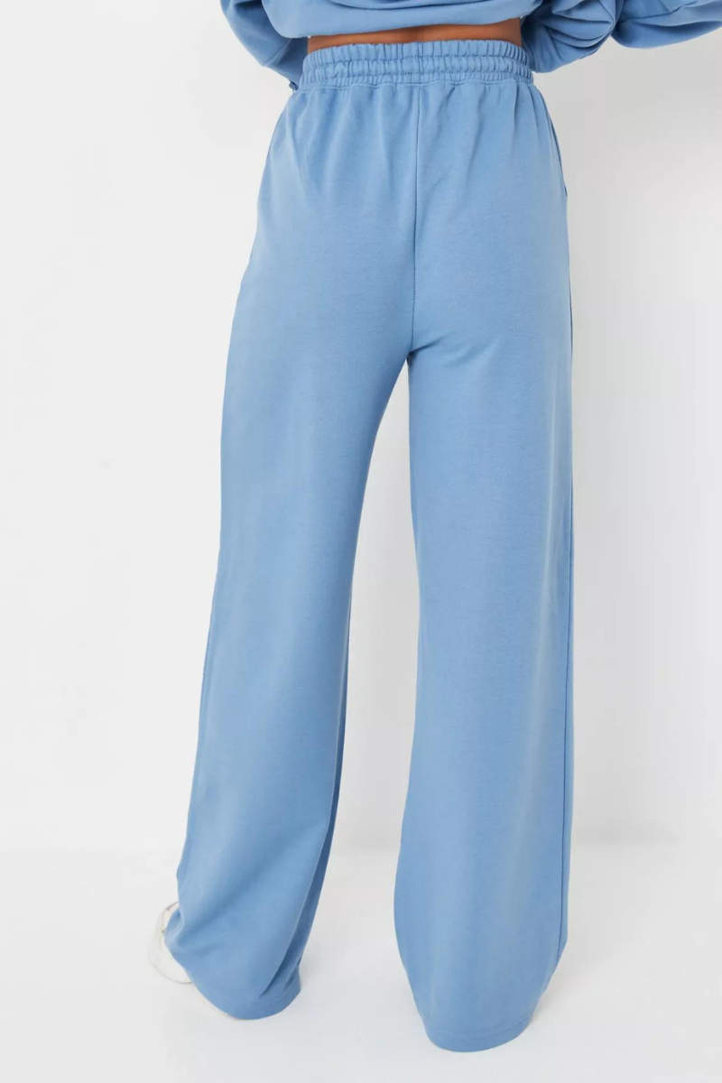 Street Jogger High Waist Pant Blue